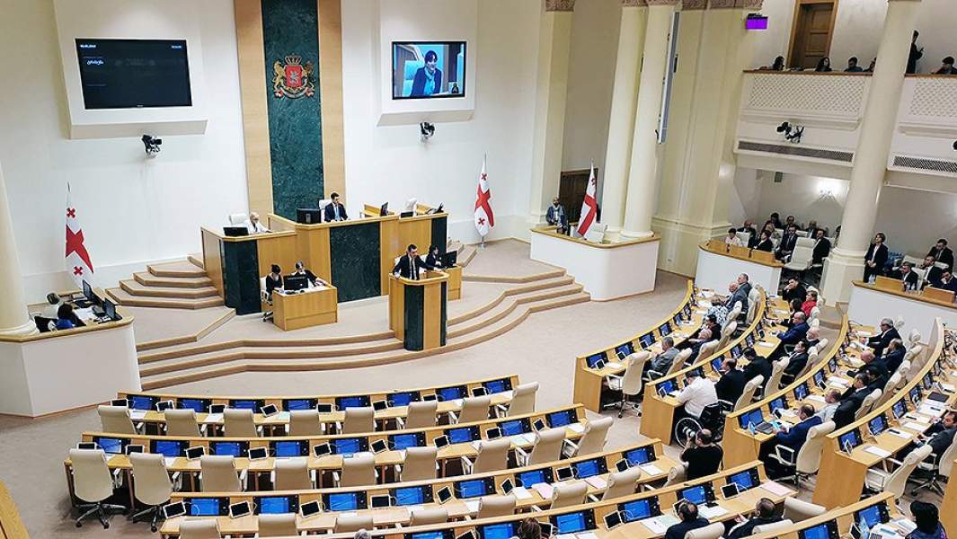Заседание парламента Грузии