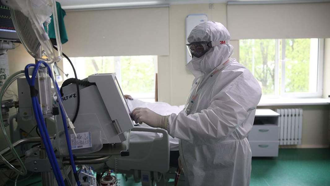 Работа отделения для зараженных коронавирусом пациентов 