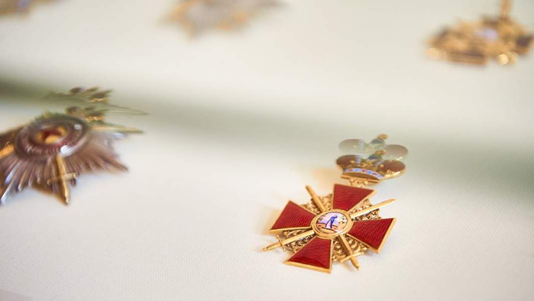 Знак ордена Святой Анны I степени, середина XIX века 