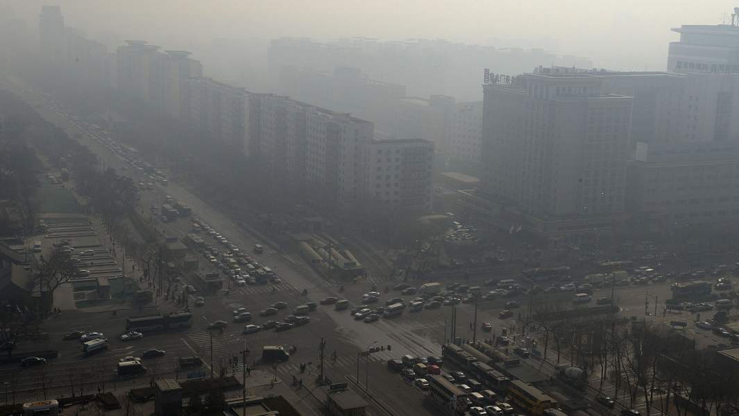 смог китай