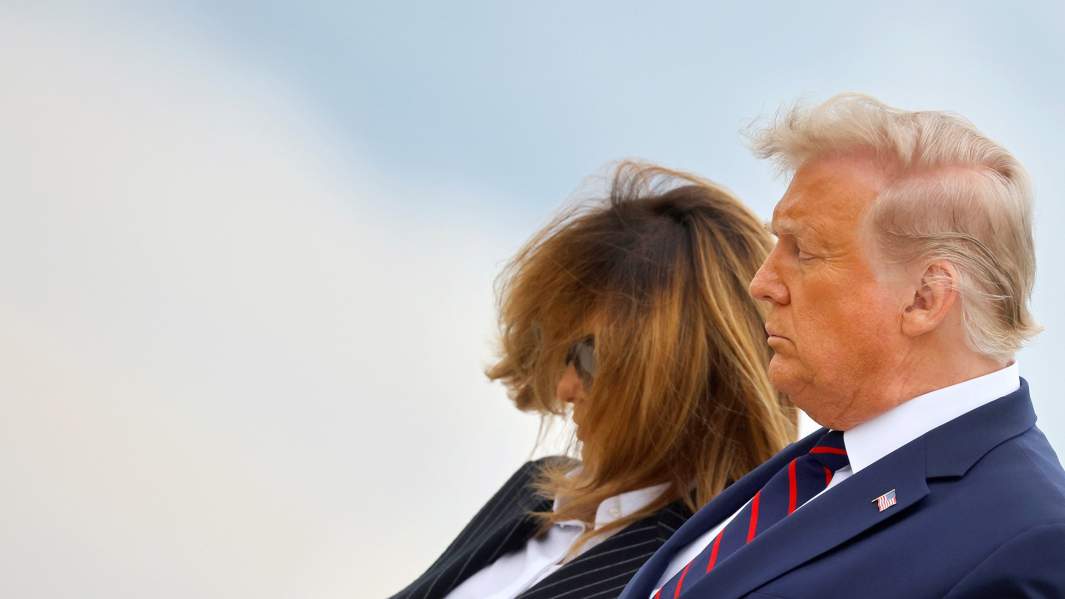 Президент США Дональд Трамп и первая леди Мелания Трамп