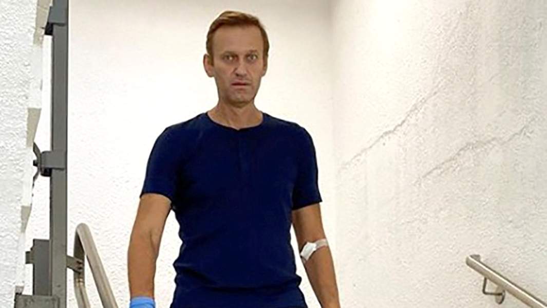 Алексей Навальный в клинике «Шарите» в Берлине