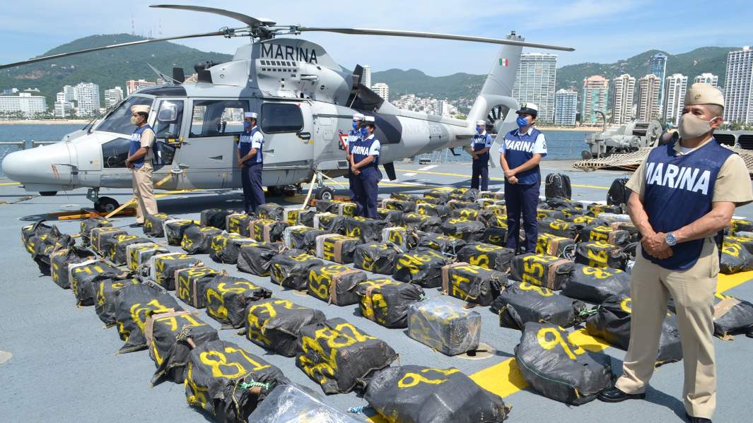 Члены ВМС Мексики