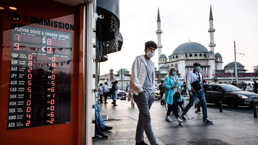 Обмен валюты в Турции