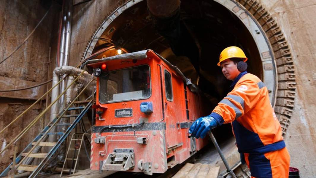 Строительство новых станций Московского метрополитена 