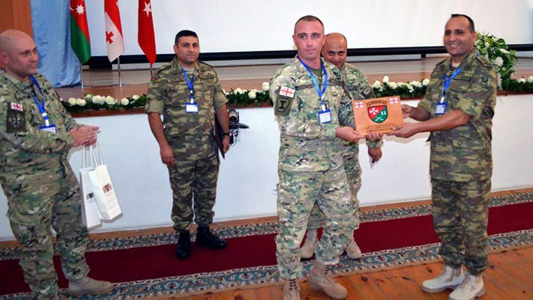 Церемония закрытия трехсторонних командно-штабных учений Eternity-2019 («Вечность-2019»). Сентябрь 2019 года