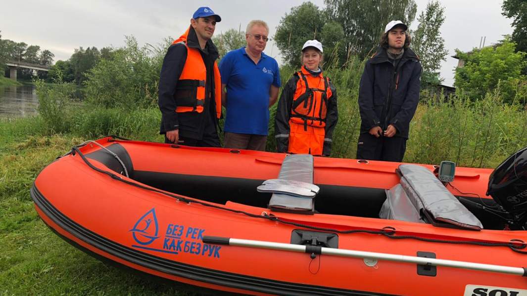 Участники экспедиции на старте в пос. Селижарово