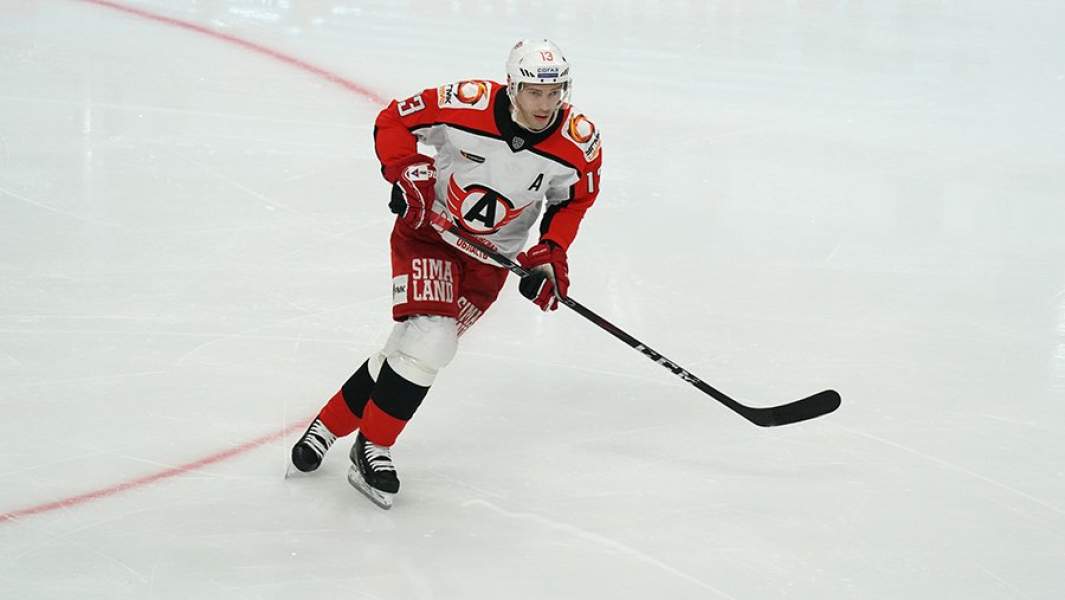 Игрок ХК «Автомобилист» Павел Дацюк