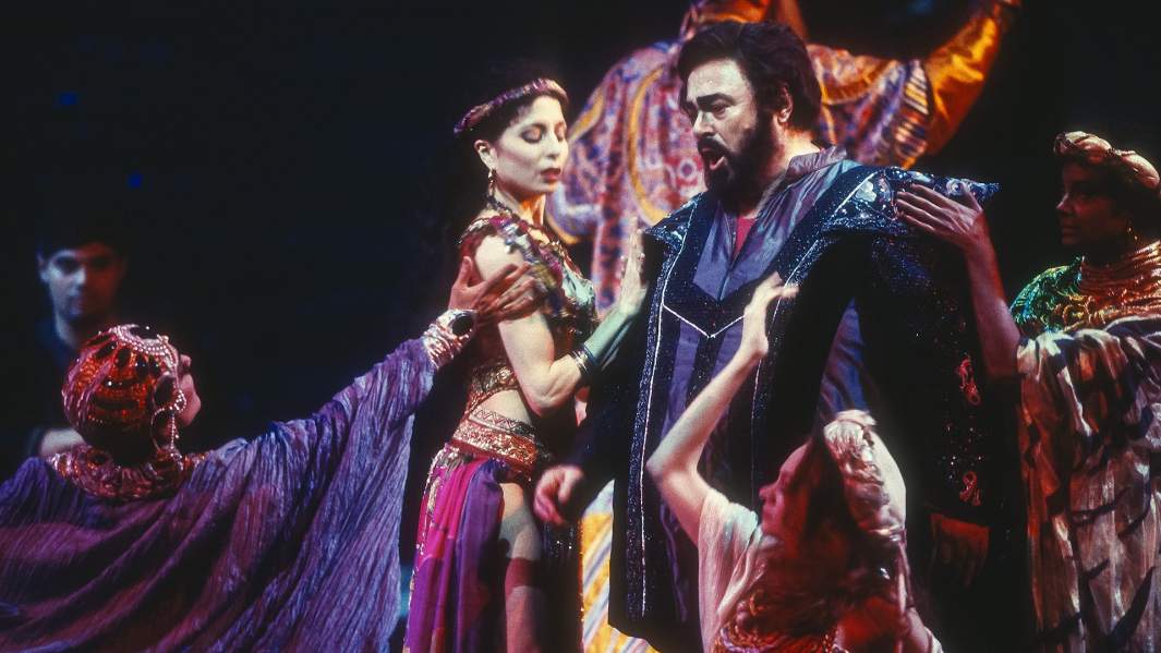 Лучано Паваротти в опере Джакомо Пуччини «Турандот» 