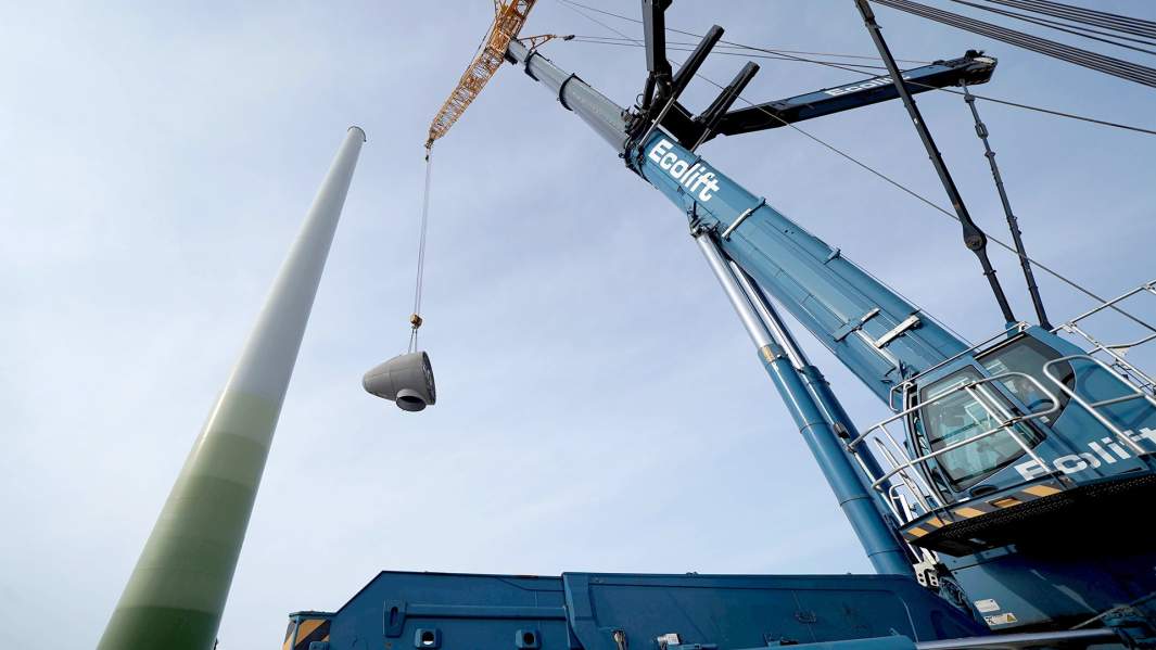 Строительство ветряной электростанции