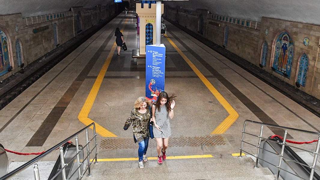 Станция метро «Кремлёвская» в Казани