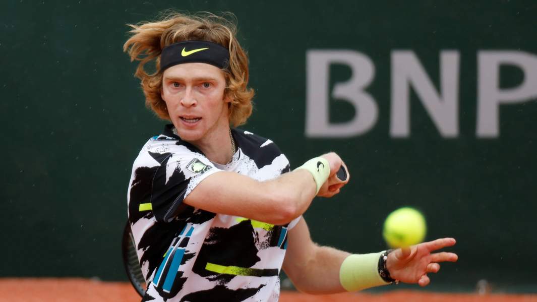 Российский теннисист Андрей Рублев 