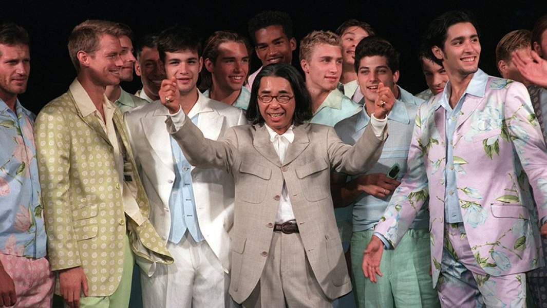 Основатель модного дома Kenzo, японский дизайнер Кензо Такада
