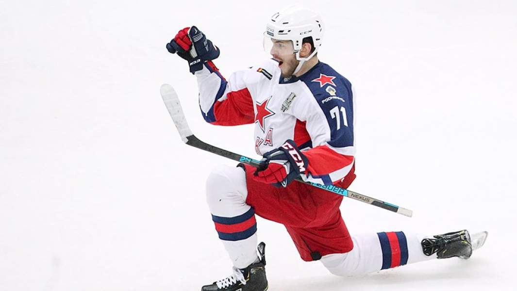 Игрок ЦСКА Константин Окулов 