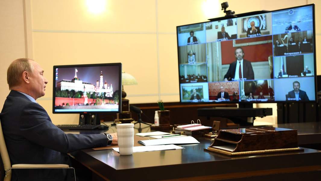 Президент РФ Владимир Путин проводит заседание Совета по культуре и искусству в режиме видеоконференции. 27 октября 2020