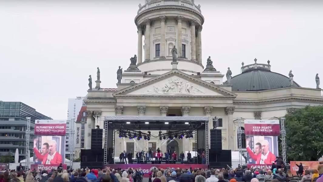 Концерт в Берлине в рамках тура «Песни Победы»