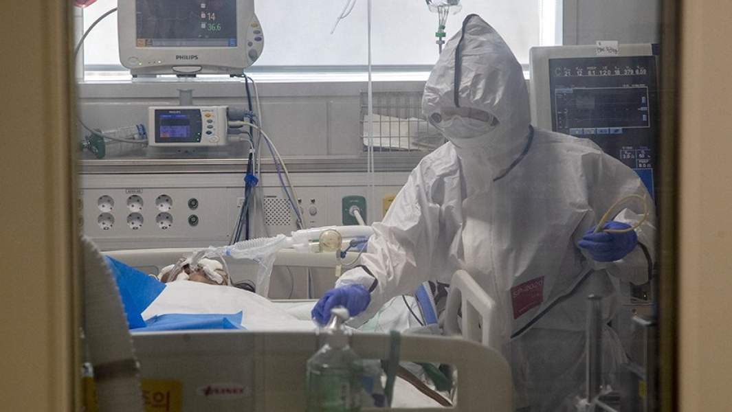 Реанимационное отделение для больных COVD-19 в Южной Корее