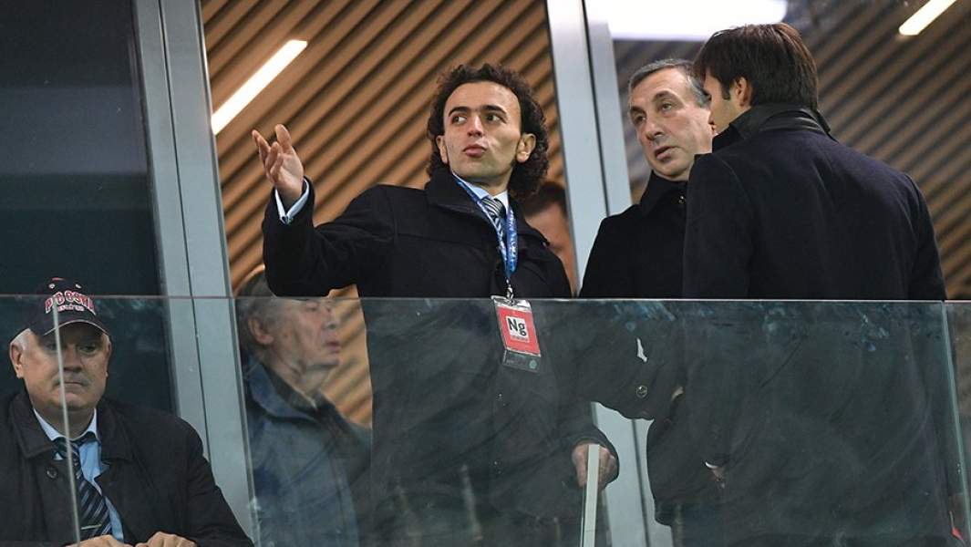 Генеральный директор ПФК ЦСКА Роман Бабаев (слева) и президент ПФК ЦСКА Евгений Гинер