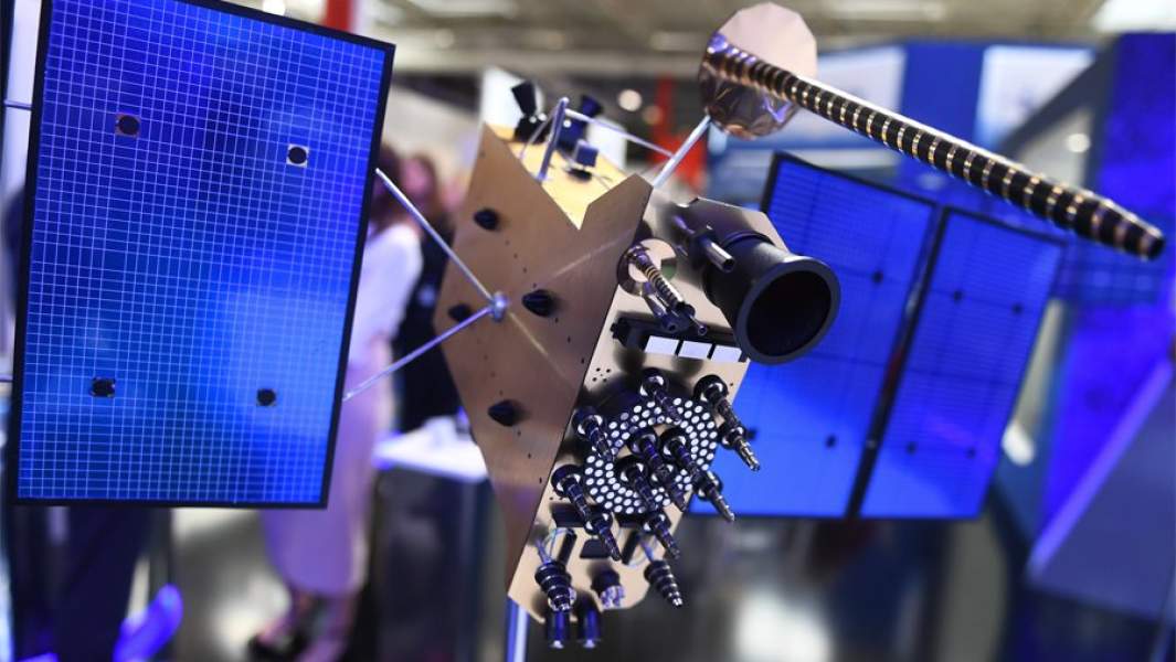 Модель космического аппарата российской глобальной навигационной системы Глонасс-К