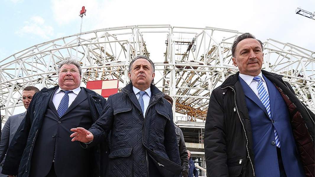 Владимир Волков, Виталий Мутко и Владимир Сушков 