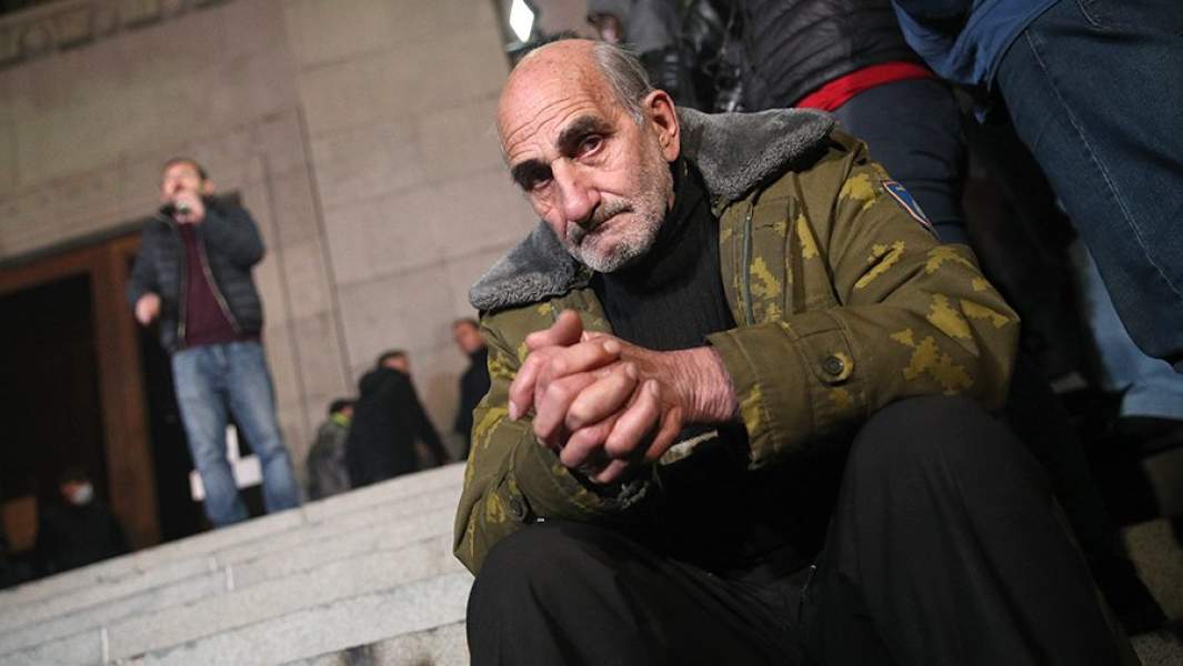 Митинг оппозиции на Площади Свободы в Ереване