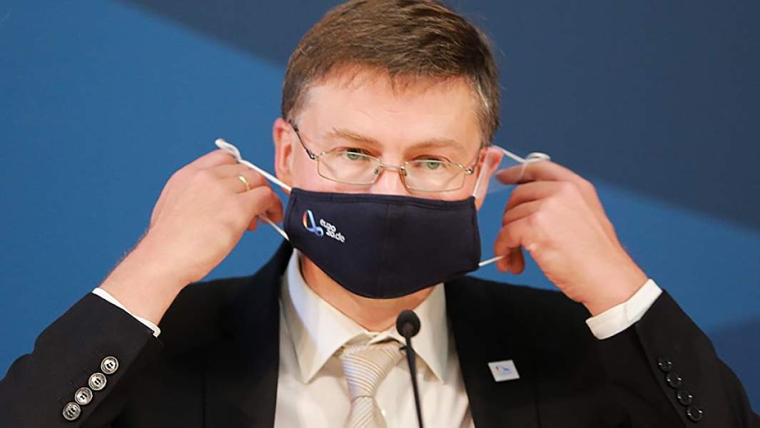 Бывший премьер-министр Латвии, ныне еврокомиссар Валдис Домбровскис