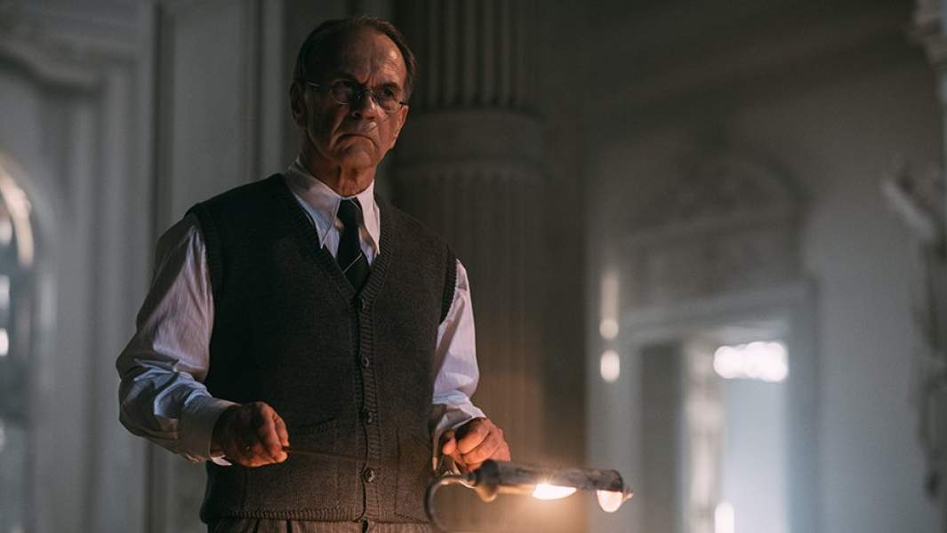 Актер Алексей Гуськов на съемках фильма «Седьмая симфония»