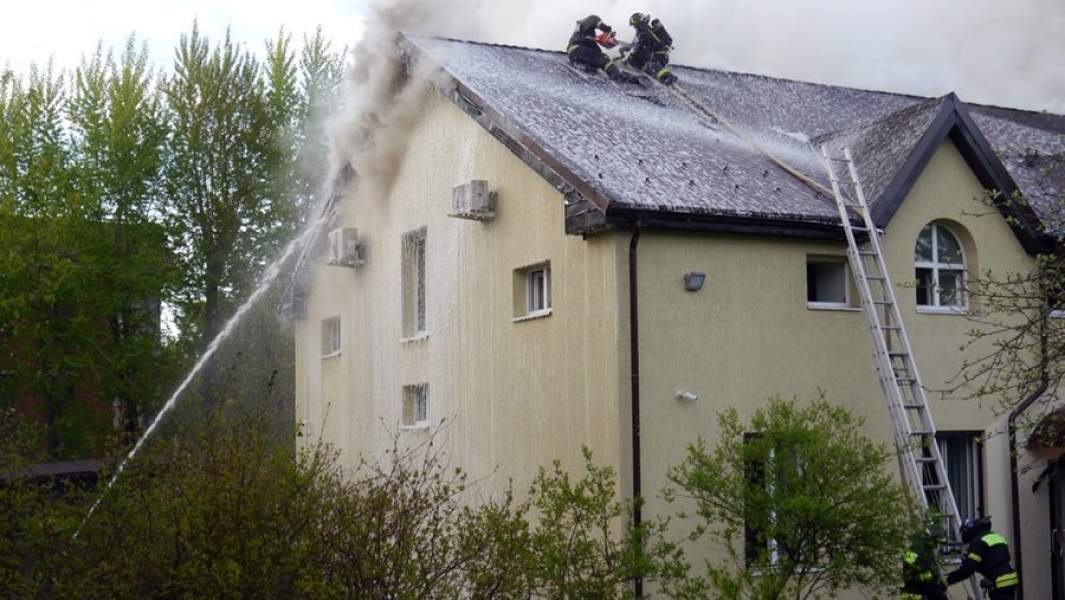 Пожар в здании отдела по ТиНАО ГСУ СК по Москве