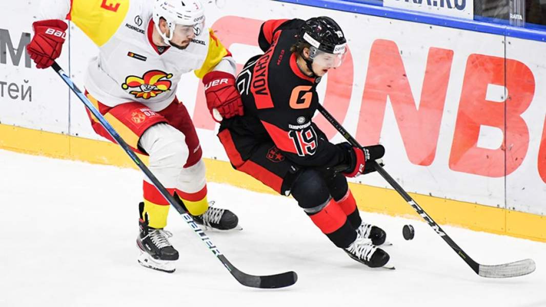 Матч регулярного чемпионата Континентальной хоккейной лиги между ХК «Йокерит» и ХК СКА