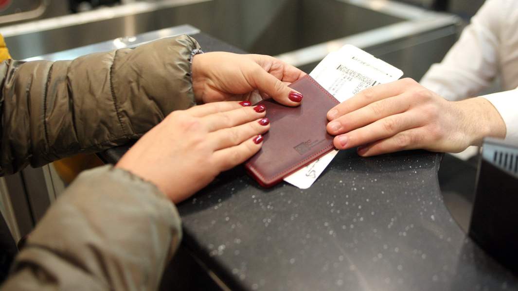 Пассажир на регистрации