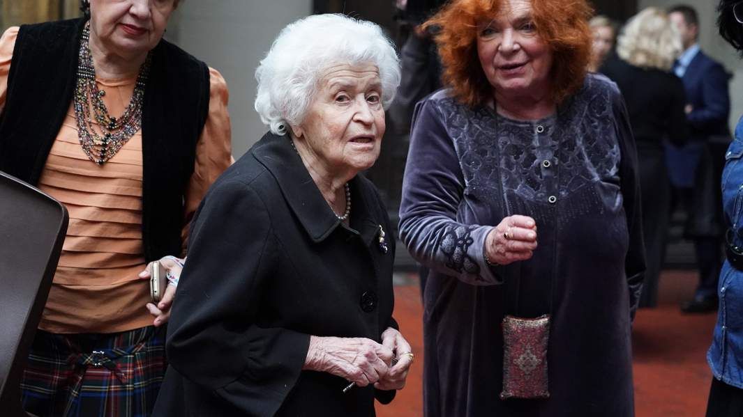 Ирина Антонова на открытии выставки Томаса Гейнсборо в Государственном музее изобразительных искусств имени А.С. Пушкина. 12 декабря 2019 года