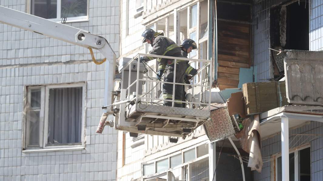 Последствия взрыва газа в жилом доме 