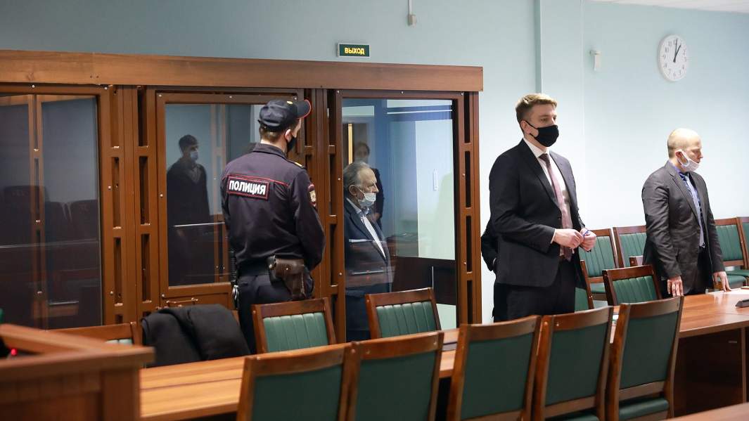 Олег Соколов в зале суда