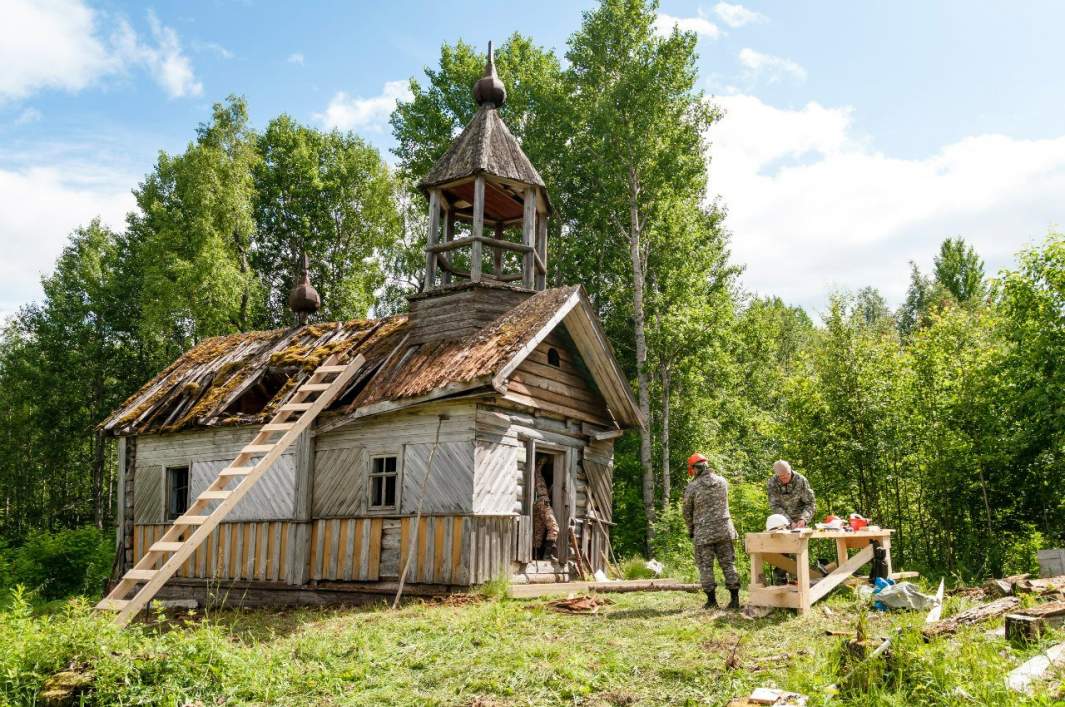 Восстановление Часовни Николая Чудотворца в Печной Сельге