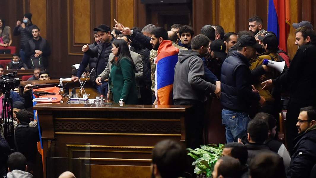 Участники акции протеста