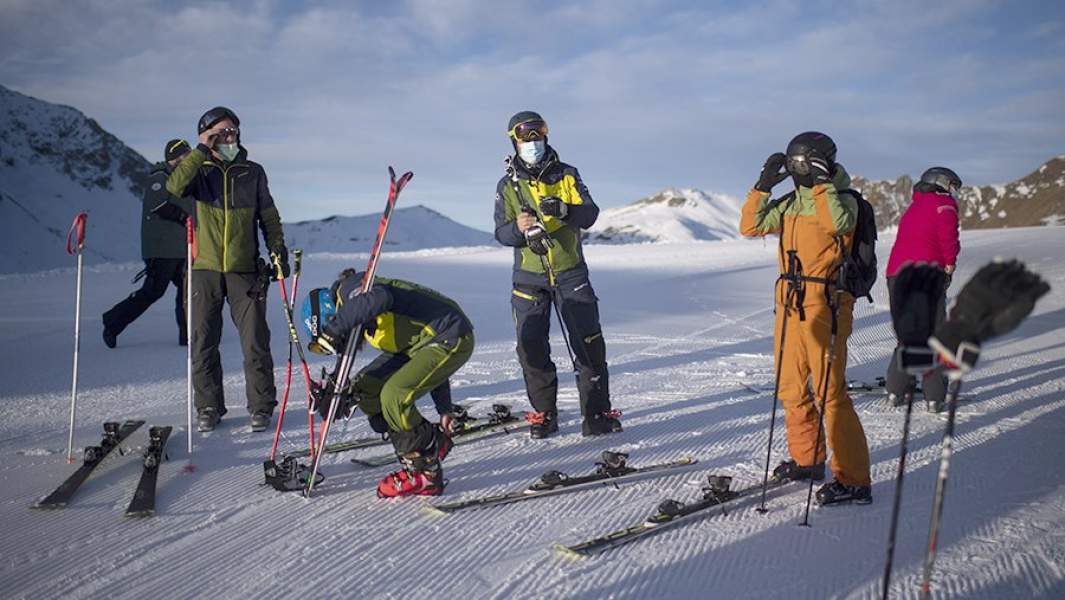 Горнолыжный курорт Ароза в Швейцарии в период пандемии