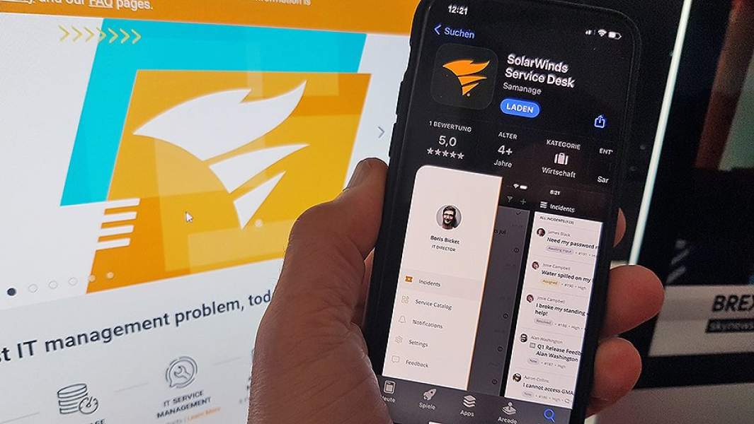 Приложение SolarWinds Corp.