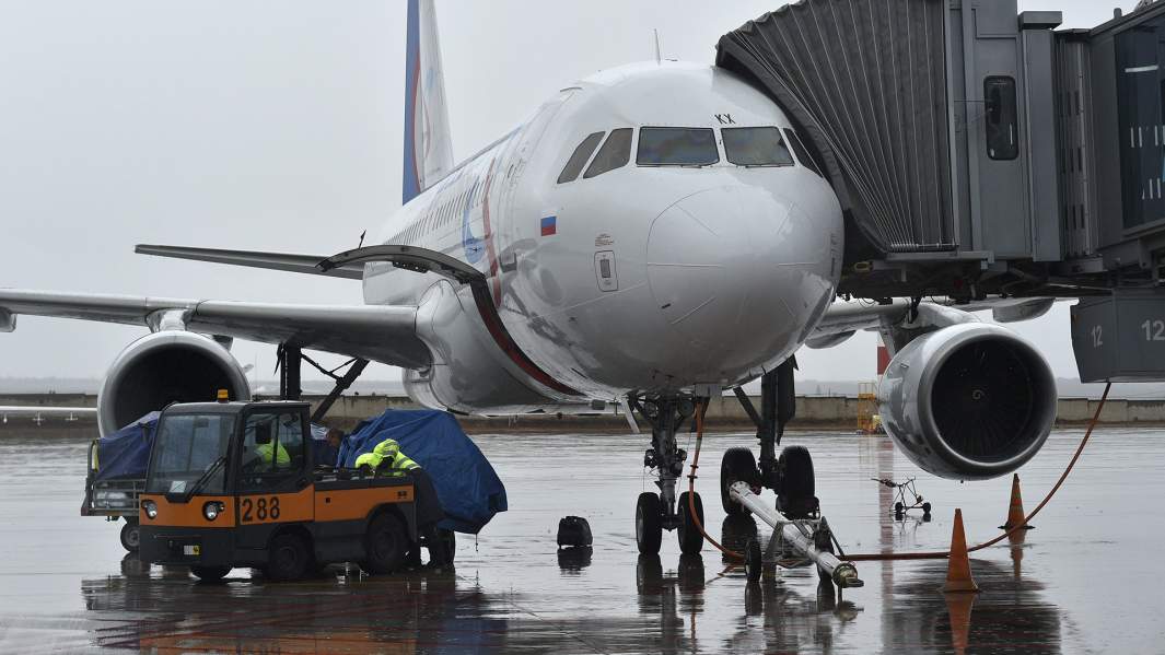 Обслуживание самолета перед вылетом