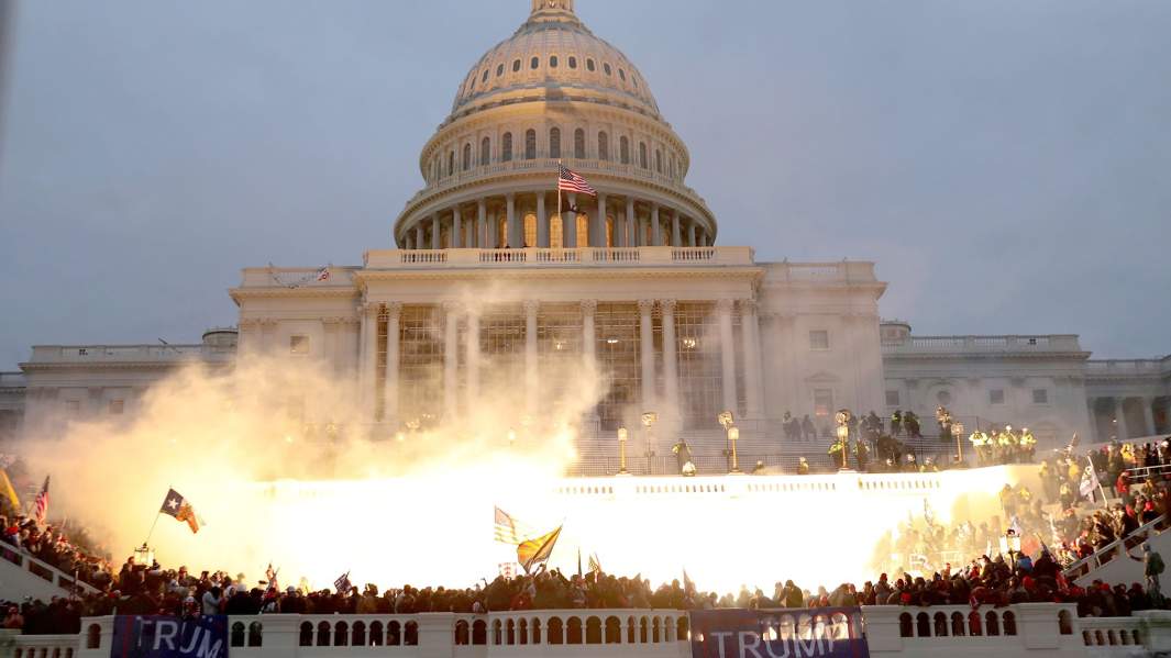 Штурм здания Капитолия, Вашингтон
