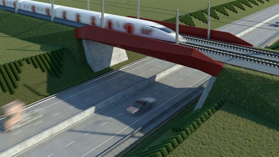 Визуализация проекта железнодорожной магистрали Rail Baltica