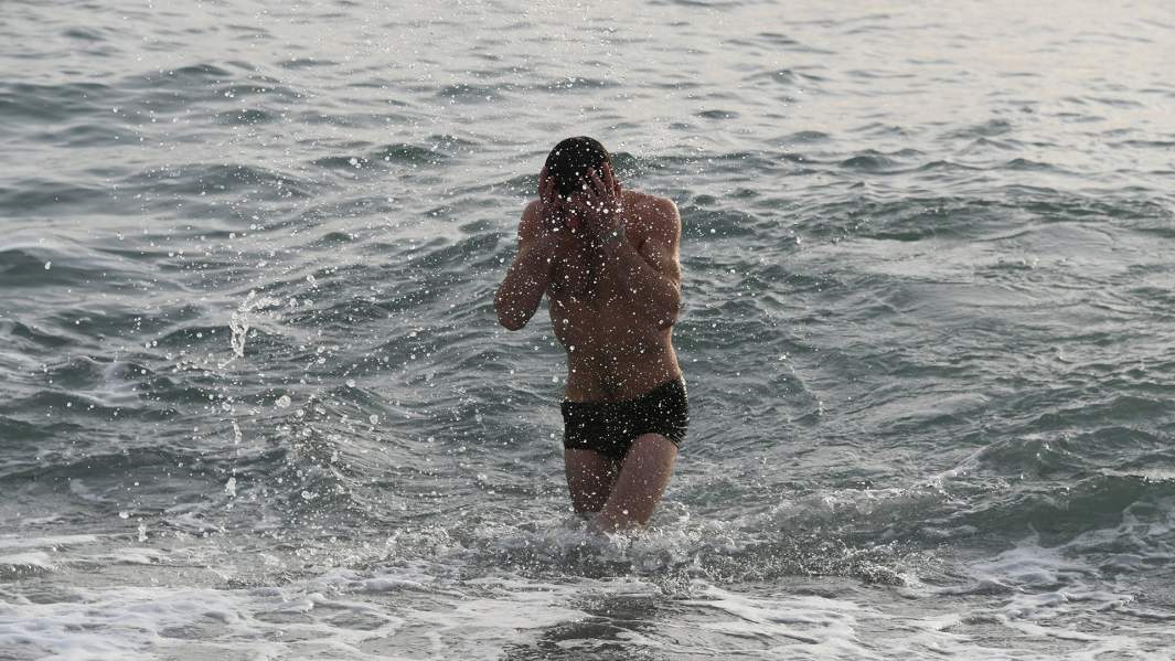 Крещенские купания в Черном море