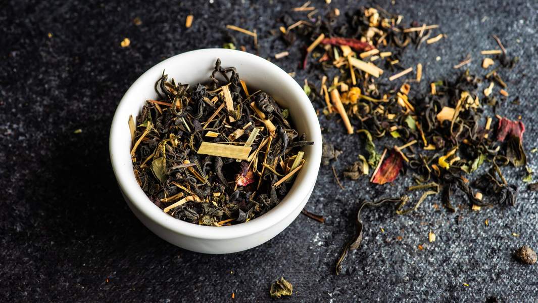 Листья черного чая