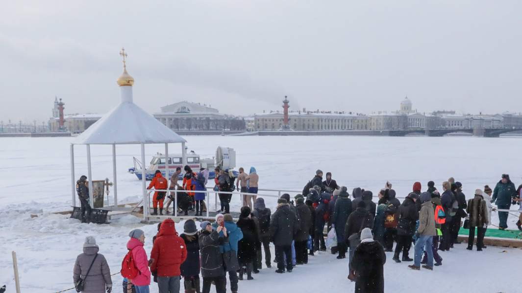 Крещенские купания в Санкт-Петербурге