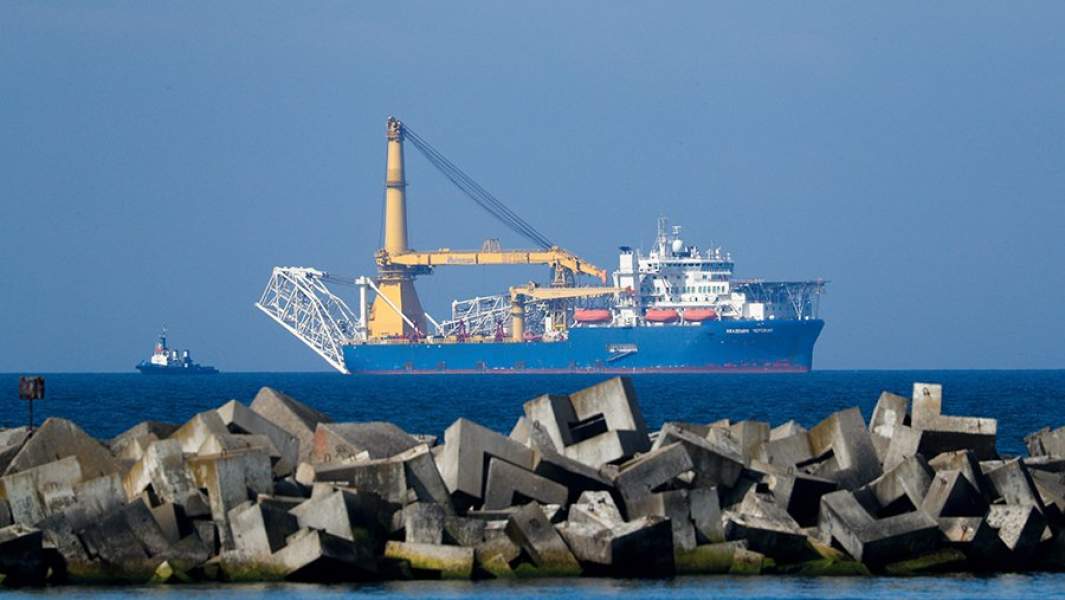 Российское краново-монтажное трубоукладочное судно (КМТУС) "Академик Черский" 