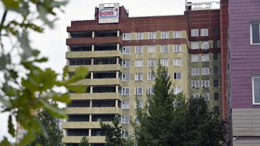 Омская БСМП №1, где в токсикореанимации находился Алексей Навальный в августе 2020 года