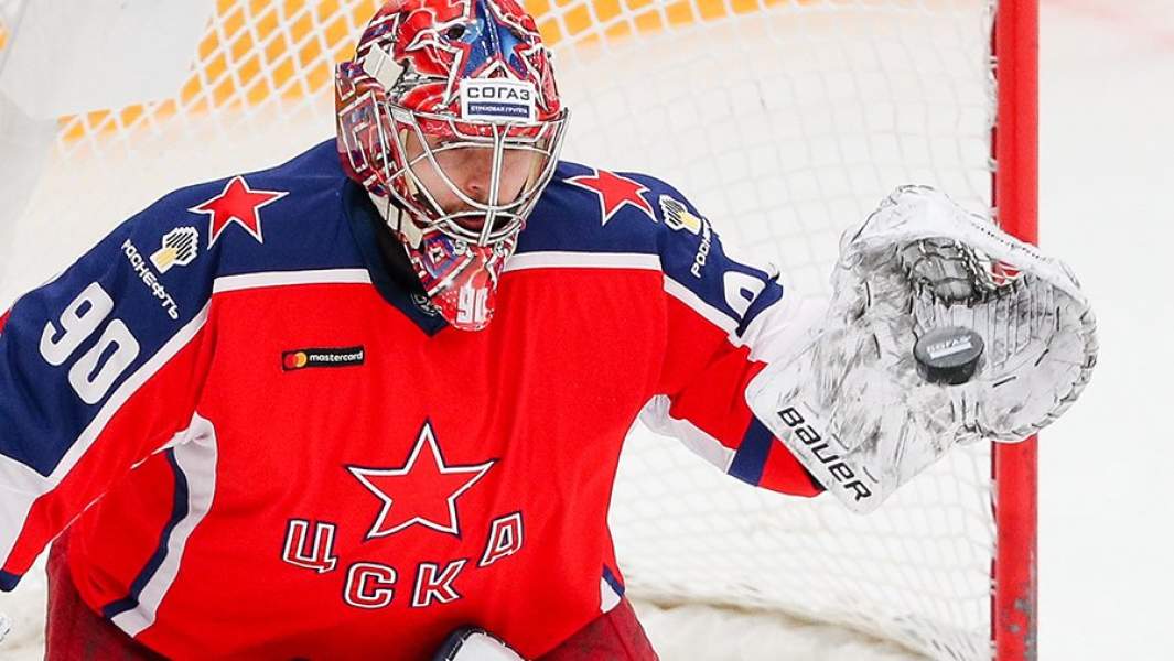 Вратарь ЦСКА Илья Сорокин