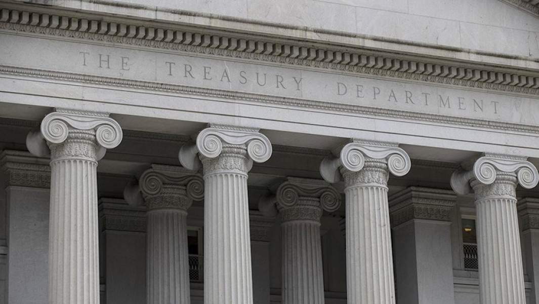 Здание Министерства финансов США в Вашингтоне