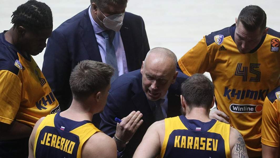 Бывший тренер БК "Химки" Римас Куртинайтис 