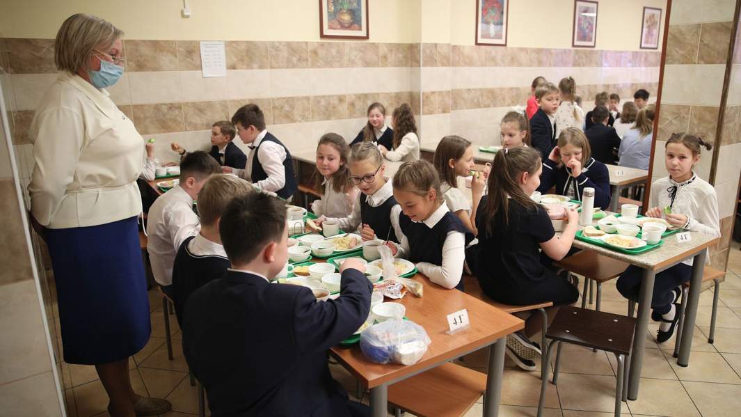школа столовая