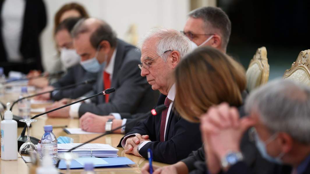 Встреча главы МИД РФ Сергея Лаврова и верховного представителя ЕС Жозепа Борреля